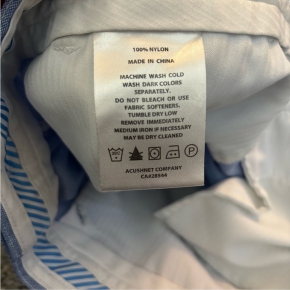 FOOTJOY • Men’s Lightweight 9” Inseam Golf Casual Shorts Blue Size 34 - Picture 6 of 6